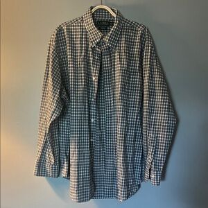 Ralph Lauren Men’s Green Plaid Button-Up Shirt